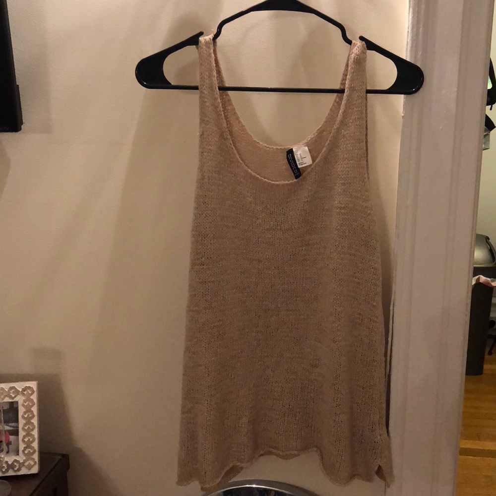 Tan Sweater Tank